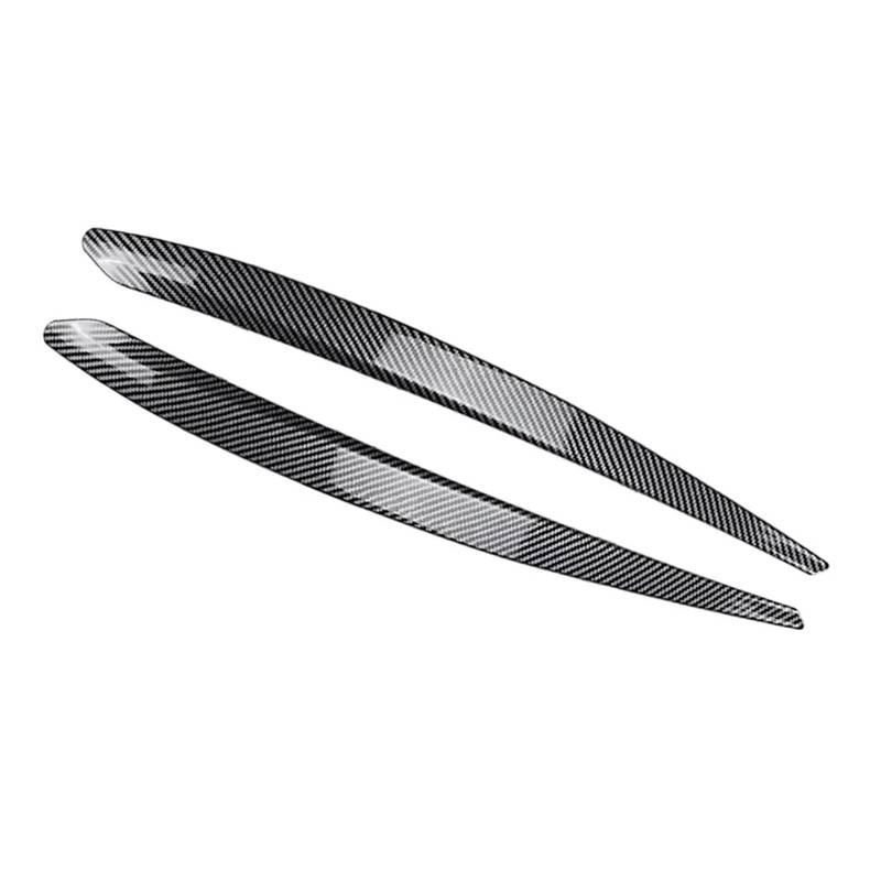 akddaf Auto Front Scheinwerfer Augenbraue Augenlider Trim Aufkleber Abdeckung,Fit for Skoda, Superb B8 2015-2019 Scheinwerfer-Augenbrauenstreifen(Carbon Fiber Pattern) von akddaf