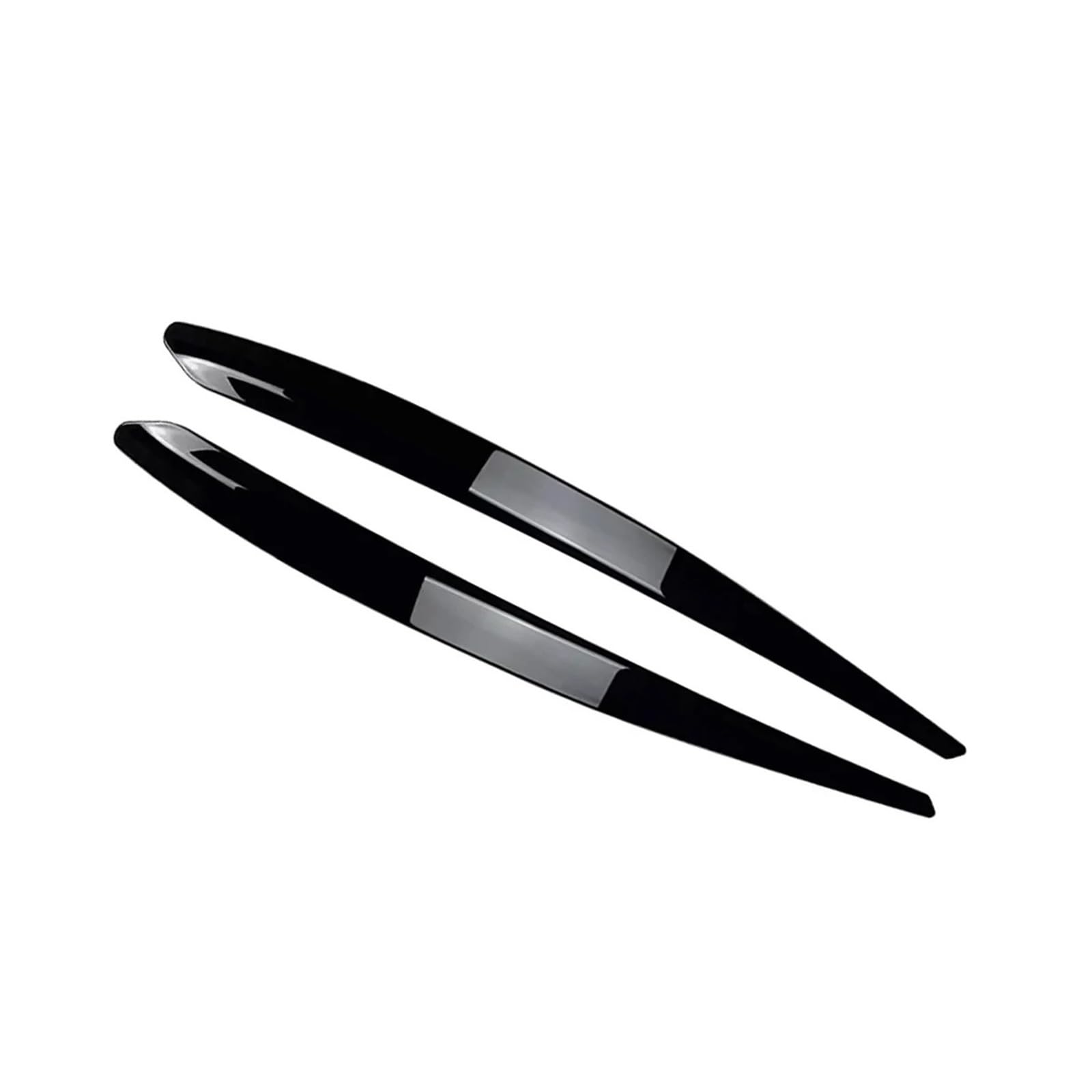 akddaf Auto Front Scheinwerfer Augenbraue Augenlider Trim Aufkleber Abdeckung,Fit for Skoda, Superb B8 2015-2019 Scheinwerfer-Augenbrauenstreifen(Gloss Black) von akddaf