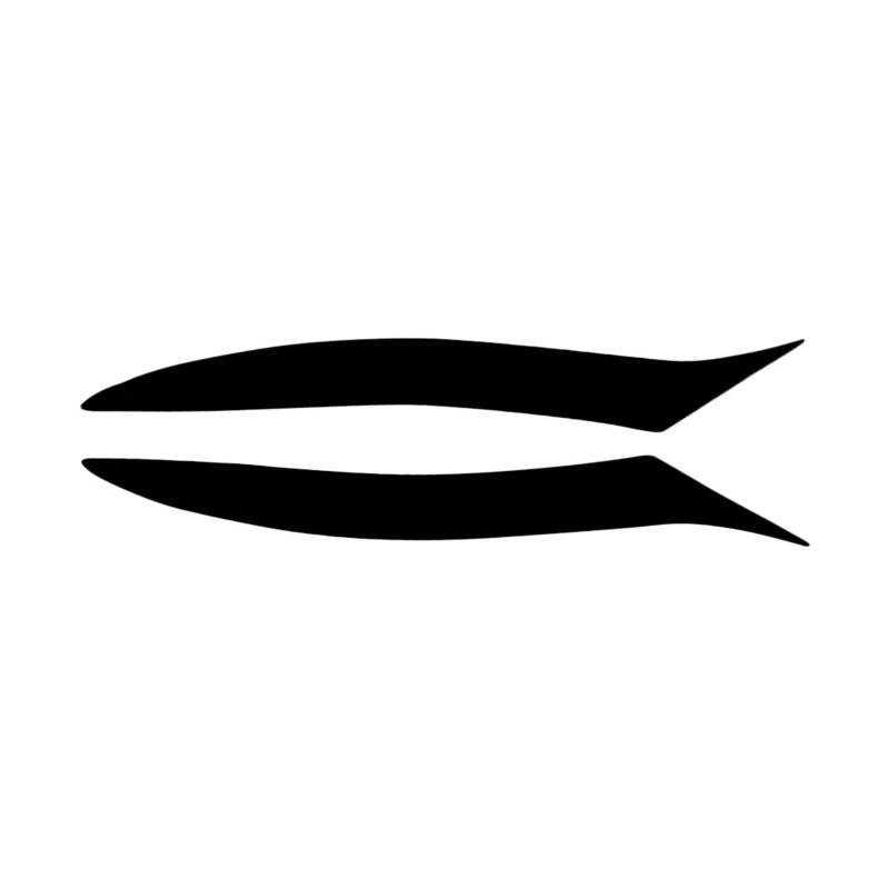 akddaf Auto-Frontscheinwerfer-Augenlid-Augenbrauenabdeckung, passend for Mazda, RX-8 2009–2012 Scheinwerfer-Augenbrauenstreifen von akddaf