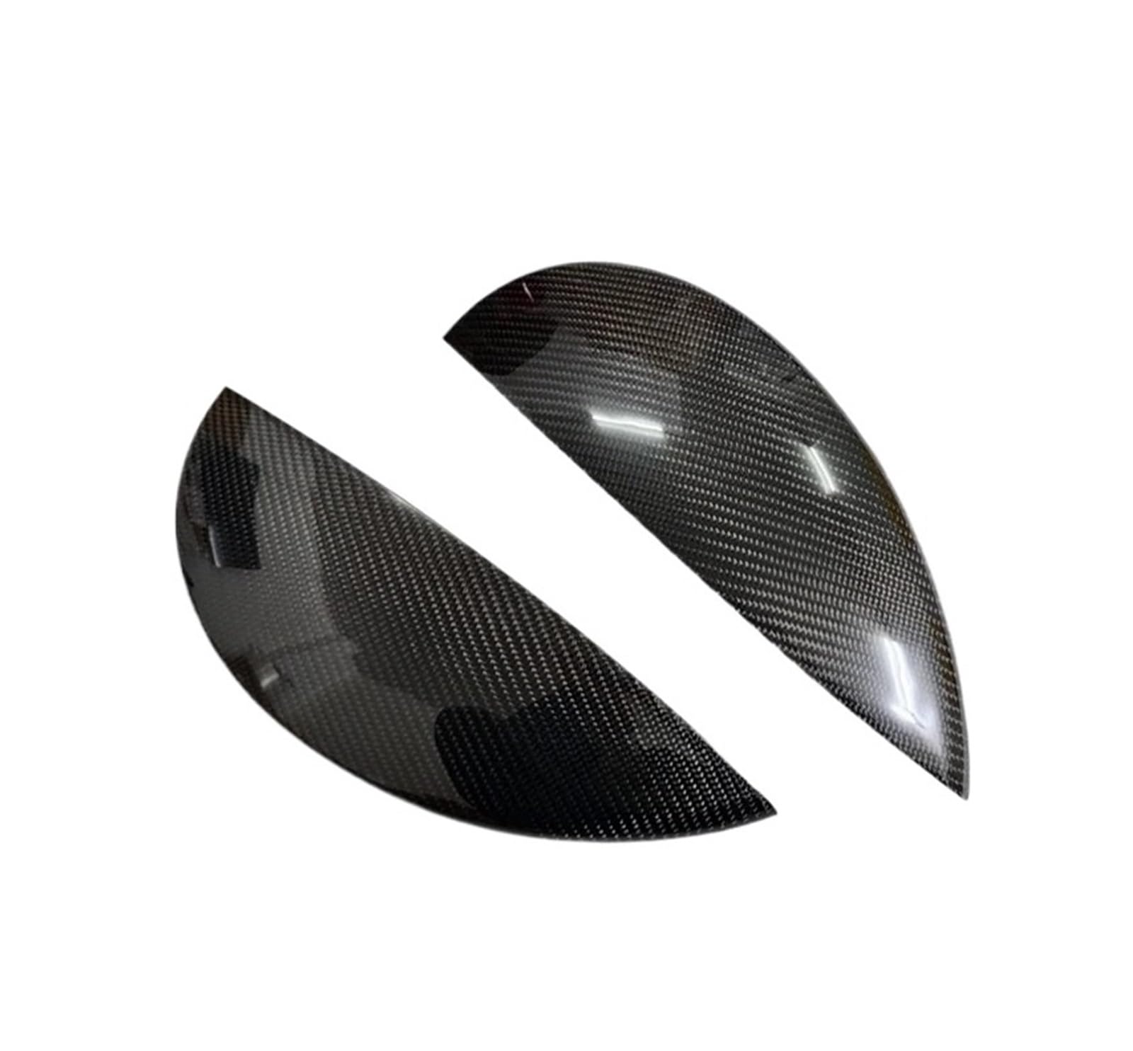 akddaf Auto Scheinwerfer Augenbrauen Abdeckung Vordere Augenlider,Fit for Mini, F54 CLUBMAN F55 F57 CABRIO F56 COOPER Scheinwerfer-Augenbrauenstreifen(Carbon) von akddaf