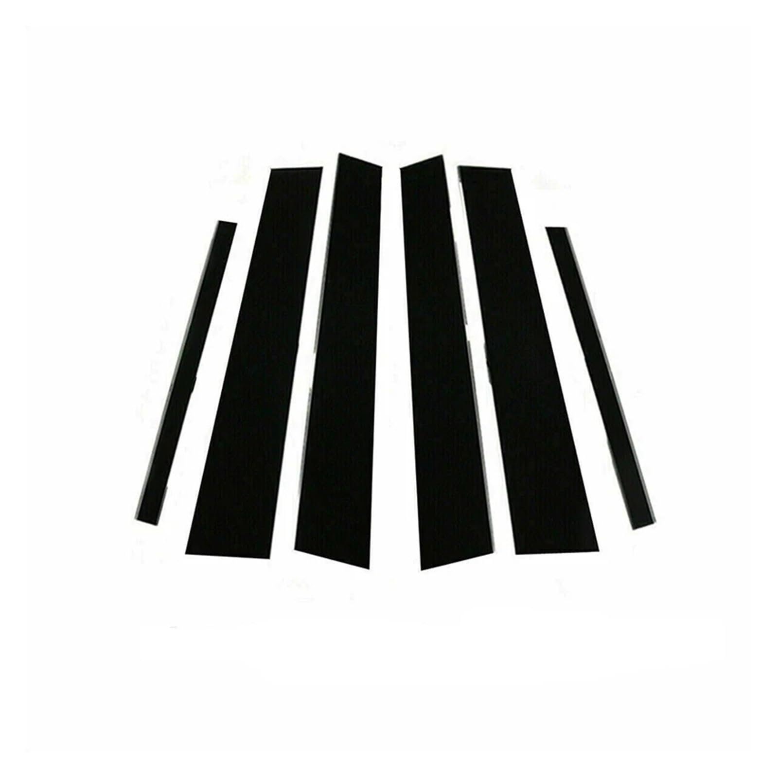 akddaf Autofenster-Säulenpfosten-Türverkleidungs-Abdeckungsaufkleber, passend for, 5er E60 4DR 2003–2010, Zubehör, Außenteile, glänzendes Schwarz Säulendekorationsaufkleber akddaf Autofenster-Säulenpfosten-Türverkleidungs-Abdeckungsaufkleber, passend for, 5er E60 4DR 2003–2010, Zubehör, Außenteile, glänzendes Schwarz Säulendekorationsaufkleber von akddaf