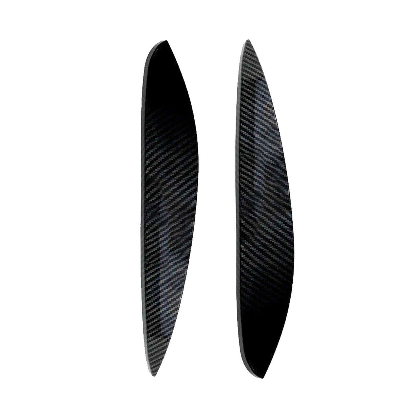 akddaf Autoscheinwerfer-Augenbrauen-Augenlid-Abdeckung, passend for Smart, 453 Fortwo Forfour 2014–2021 Scheinwerfer-Augenbrauenstreifen(Carbon Fiber) von akddaf