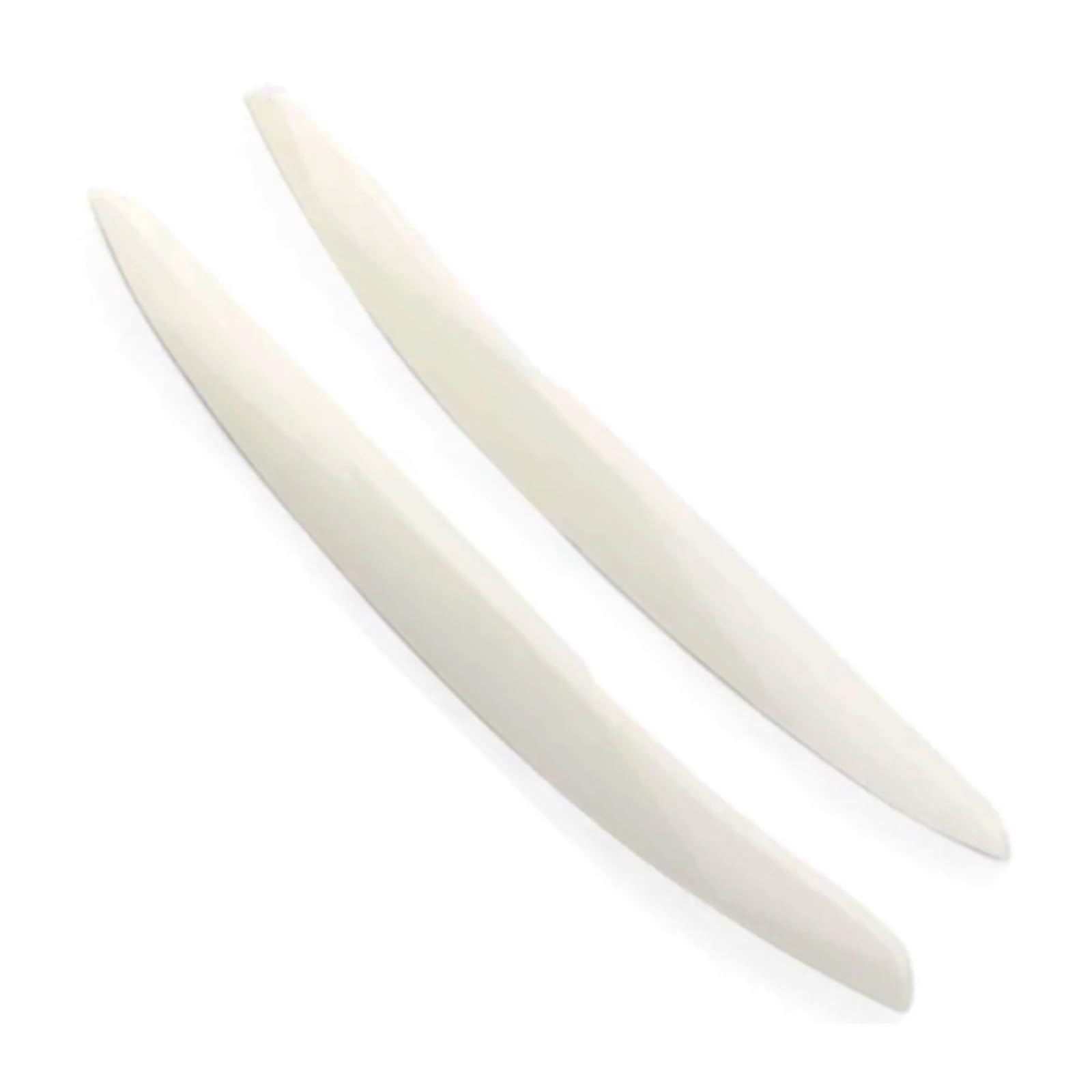 akddaf Frontscheinwerfer-Augenbrauen-Augenlid-Abdeckungsverkleidung for VW,Fit for Polo Mk5 6R 6C 2011-2017 Scheinwerfer-Augenbrauenstreifen(White) von akddaf