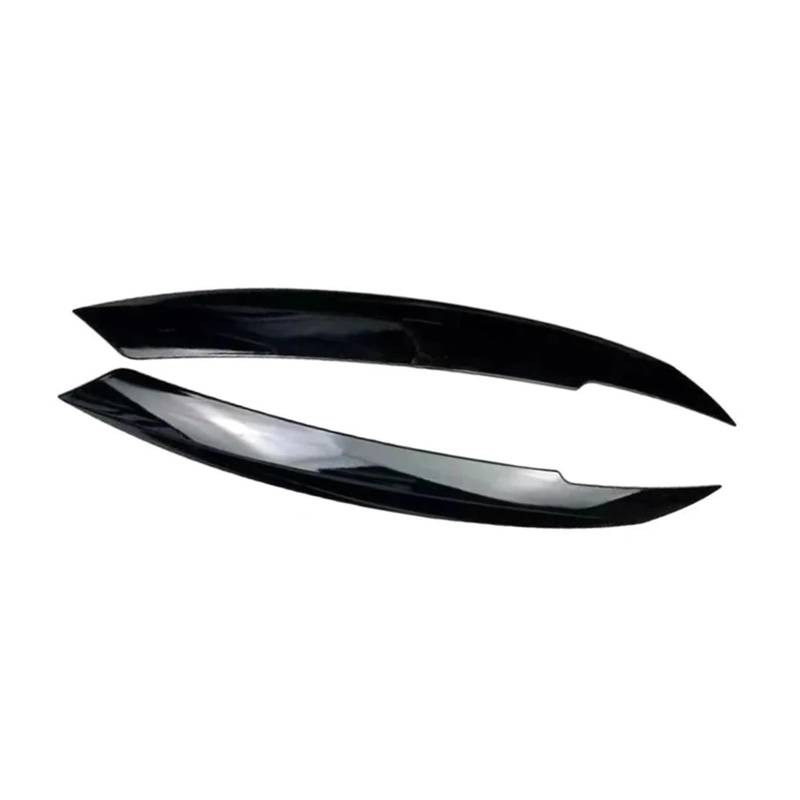 akddaf Frontscheinwerfer Lampe Augenbrauen Augenlider Deckel Trim,Fit for VW,Fit for Jetta MK6 Sagitar NCS 2010-2018 Scheinwerfer-Augenbrauenstreifen(Black) von akddaf
