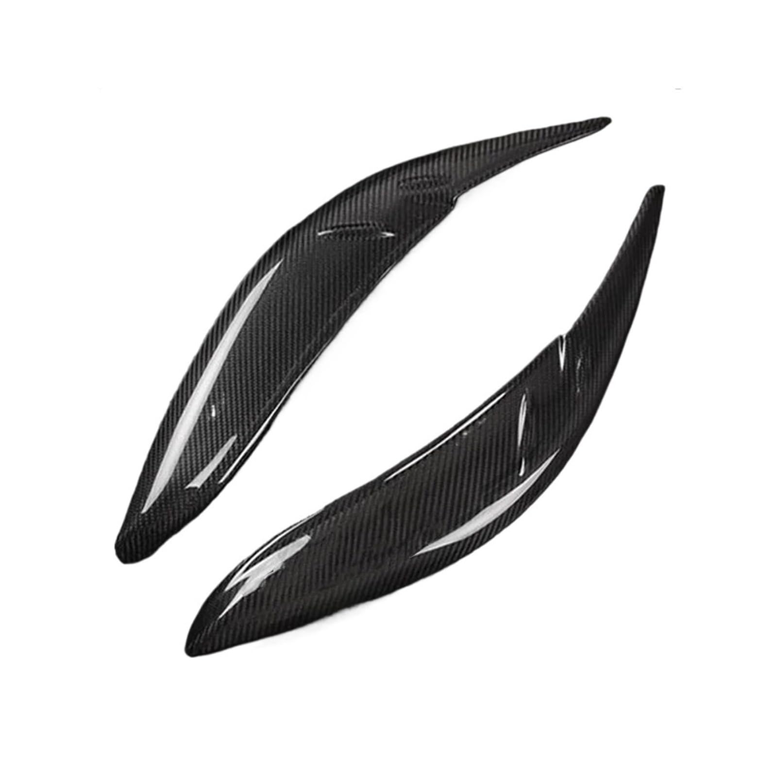 akddaf Scheinwerfer Augenbraue Abdeckung Trim Aufkleber,Fit for Toyota, Sienna 2010-2015 Kopf Lampe Augenlid Scheinwerfer-Augenbrauenstreifen(Carbon fiber) von akddaf