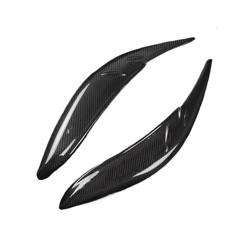 akddaf Scheinwerfer Augenbraue Abdeckung Trim Aufkleber,Fit for Toyota, Sienna 2010-2015 Kopf Lampe Augenlid Scheinwerfer-Augenbrauenstreifen(Carbon fiber) von akddaf