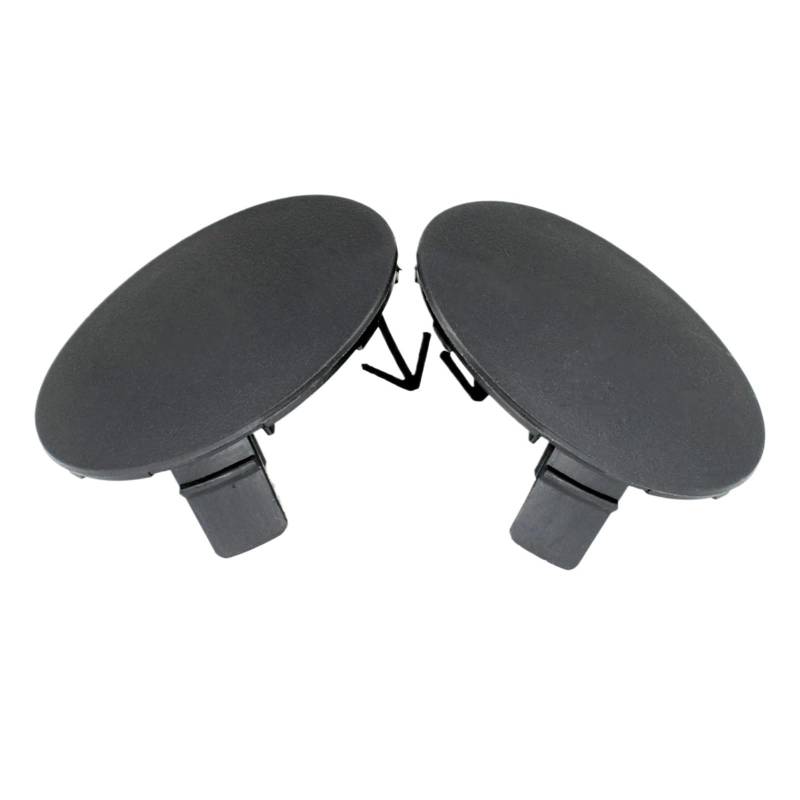 akddaf Stoßstangen-Abschlepphaken-Ösenkappe, passend for Toyota, RAV4 XA40 2013–2015 53285-0R060 53286-0R060, rechts und links, Anhänger-Abschleppabdeckung vorne Abdeckung für hinteren Bergehaken von akddaf