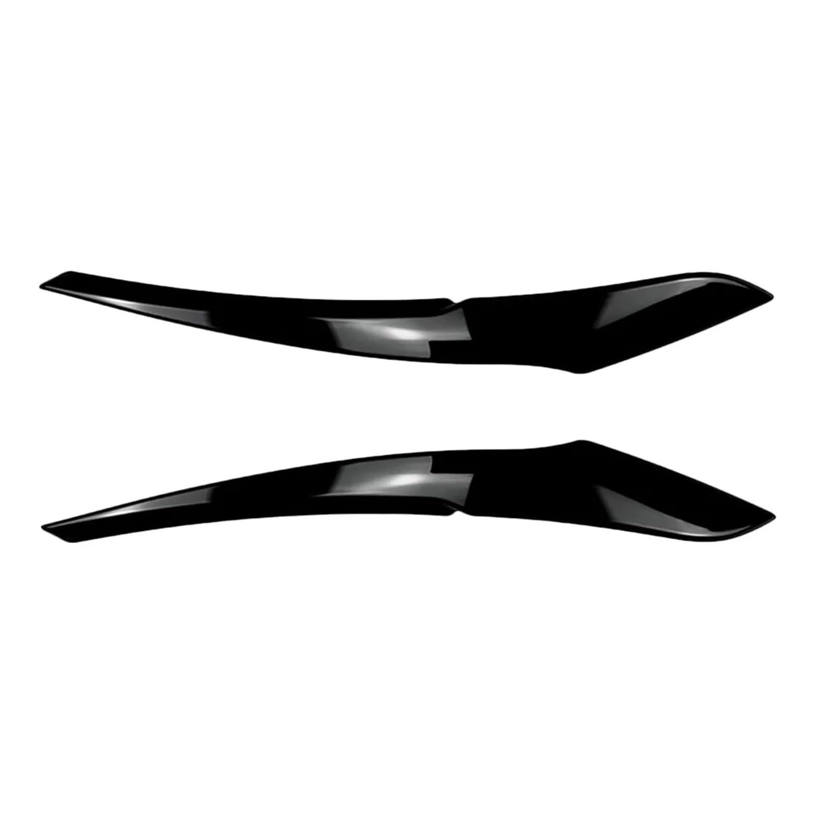 akddaf Zierleiste for Autoscheinwerfer-Augenlider, passend for 1er F20 F21 2011–2014 Basisversion Scheinwerfer-Augenbrauenstreifen(Black) von akddaf