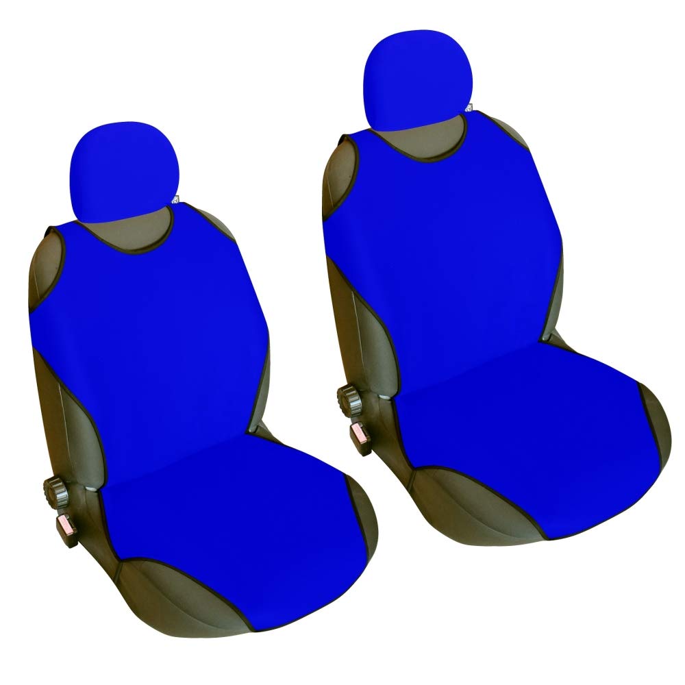 Akhan CSC402 - 1 Paar Sitzbezug Sitzauflage Sitzschoner Blau von akhan-tuning