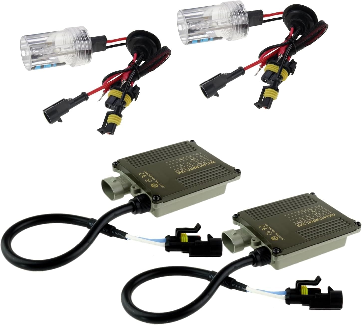 Akhan Digital 9-32V 35W CANBUS Xenon Kit Nachrüstsatz HB4 12000 Kelvin inkl. HID Vorschaltgerät, Xenon Brenner Lampe und Montage Material ohne Fehlermeldung und ohne Flackern von akhan-tuning