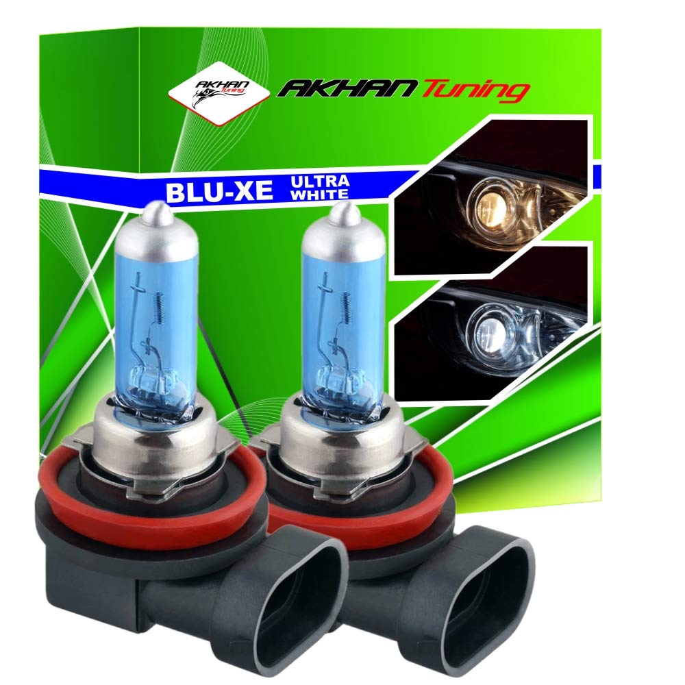 Akhan H835W - Xenon Look Halogen Lampen Set H8 12V 35W Super White von akhan-tuning