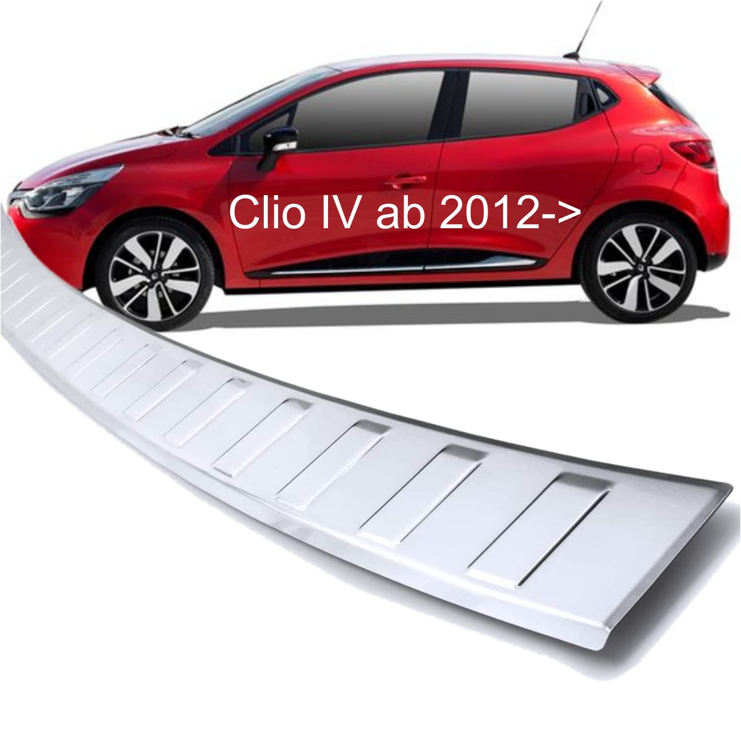 1A083 - Edelstahl Ladekantenschutz, Geeignet für Clio IV 2-Teilig 1A083 - Edelstahl Ladekantenschutz, Geeignet für Clio IV 2-Teilig von akhan