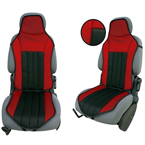 CSC103 - Sitzauflage Sitzpolster Schwarz, Rot von akhan