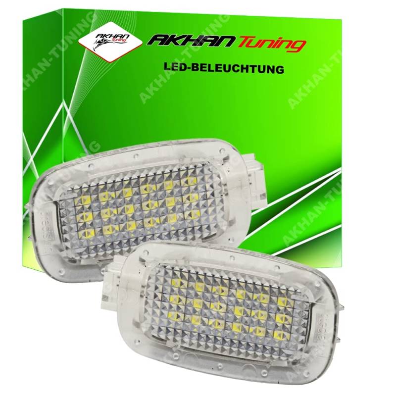 akhan KB42 - Fehlerfrei Fussraumbeleuchtung, Kofferraumbeleuchtung, Einstiegsbeleuchtung Xenon Weiß Plug&Play CanBus von akhan