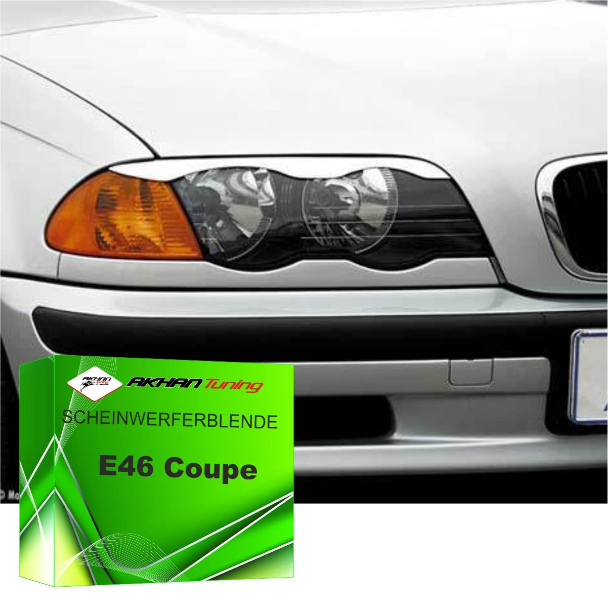 SBLE463 - Scheinwerferblende, Böser Blick Geeignet für 3er E46 Coupe 99-2003 von akhan