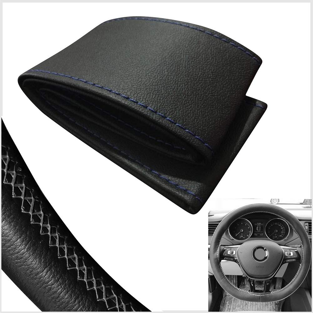 SV513SMI - Lenkradbezug Schwarz-Blau für alle Lenkradtypen 37cm-39cm zum Schnüren SV513SMI - Lenkradbezug Schwarz-Blau für alle Lenkradtypen 37cm-39cm zum Schnüren von akhan