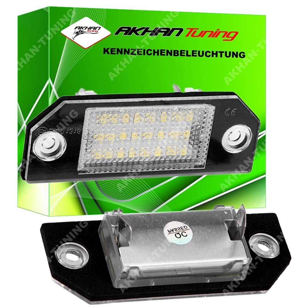 akhan KB18 - Fehlerfrei Kennzeichenbeleuchtung, Nummerschildbeleuchtung Xenon Weiß Plug&Play CanBus Kompatibel mit Focus C-Max, Focus II akhan KB18 - Fehlerfrei Kennzeichenbeleuchtung, Nummerschildbeleuchtung Xenon Weiß Plug&Play CanBus Kompatibel mit Focus C-Max, Focus II von akhan