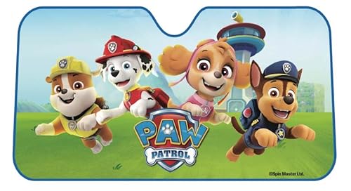Sonnenschutz vorne 130 x 70 cm Paw Patrol für Windschutzscheibe Auto von albri