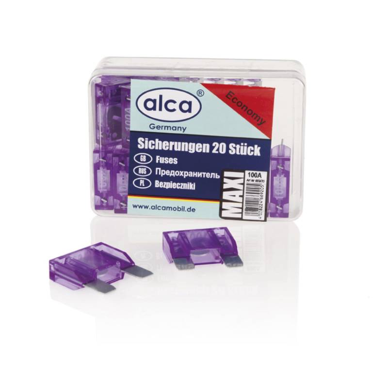 alca® Maxi-Sicherung 100A 20 Stück Economy Box von alca