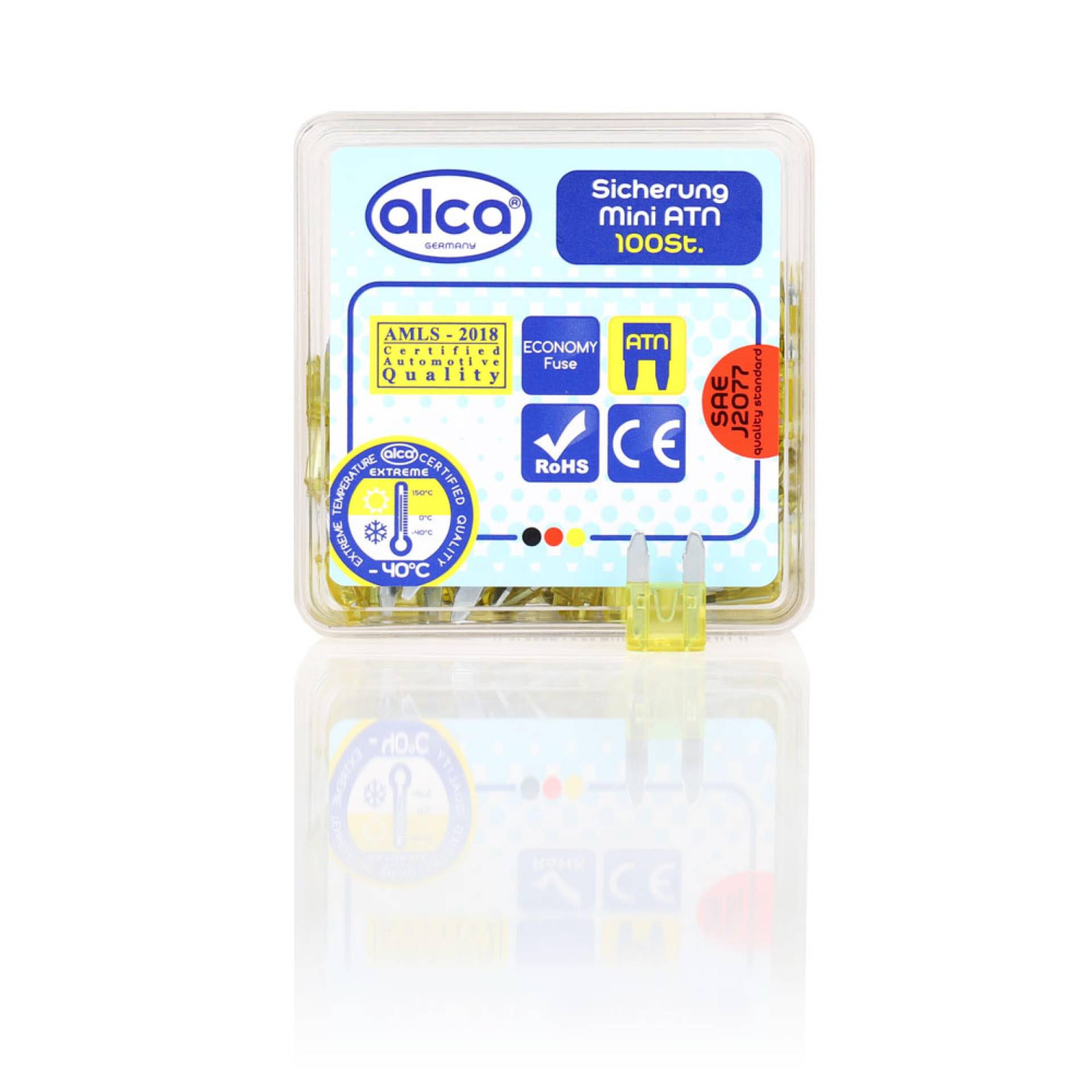 alca® Mini-Sicherung 20A 100 Stück Economy Box von alca