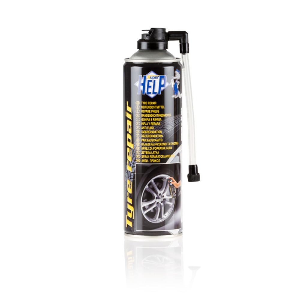 alca® Pannenspray Reifendichtmittel Pannenhilfe Reifendichtspray für Auto und Motorrad 500 ml von alca