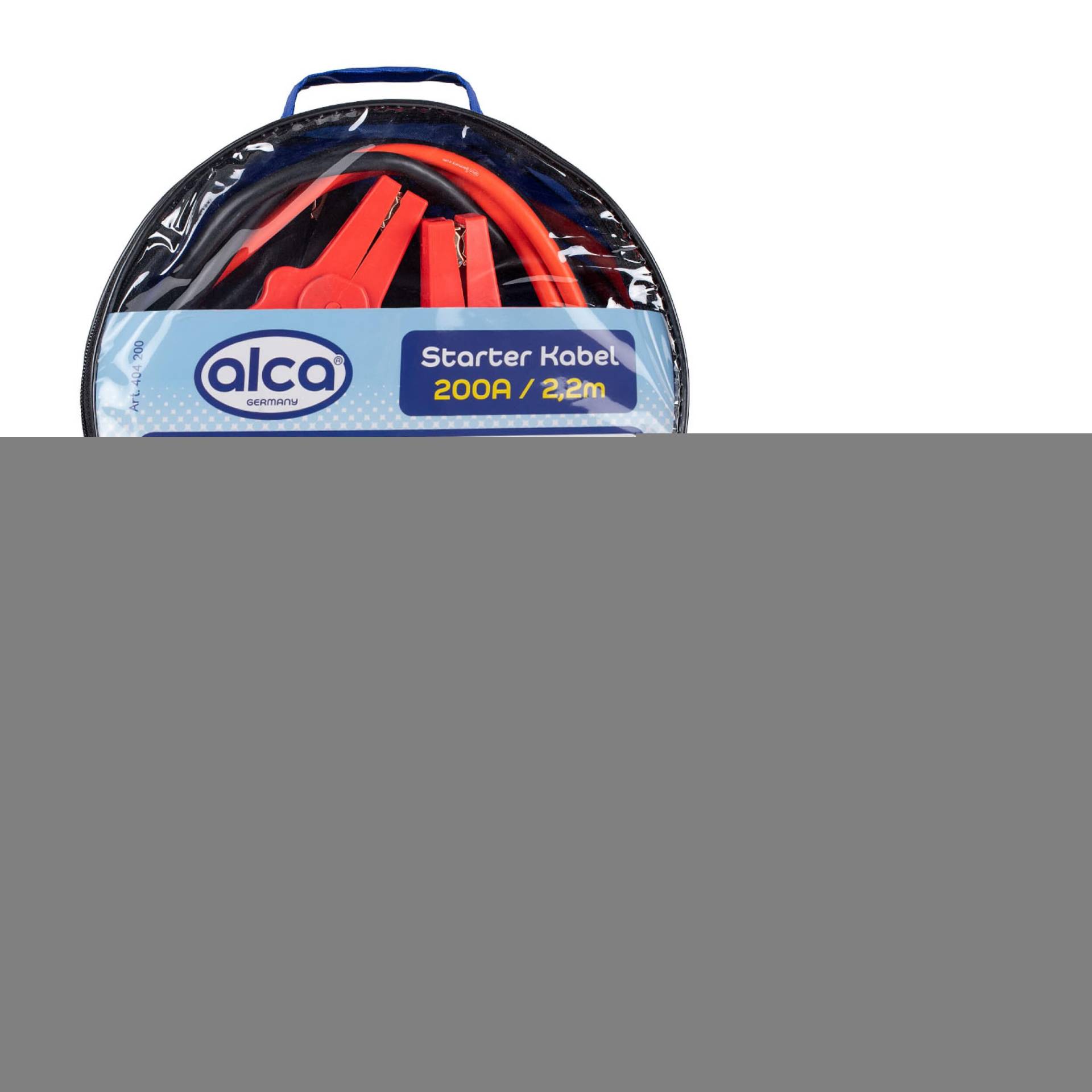 alca® Starter Kabel Starthilfekabel 200 A 2,2 m CCA-Qualität von alca