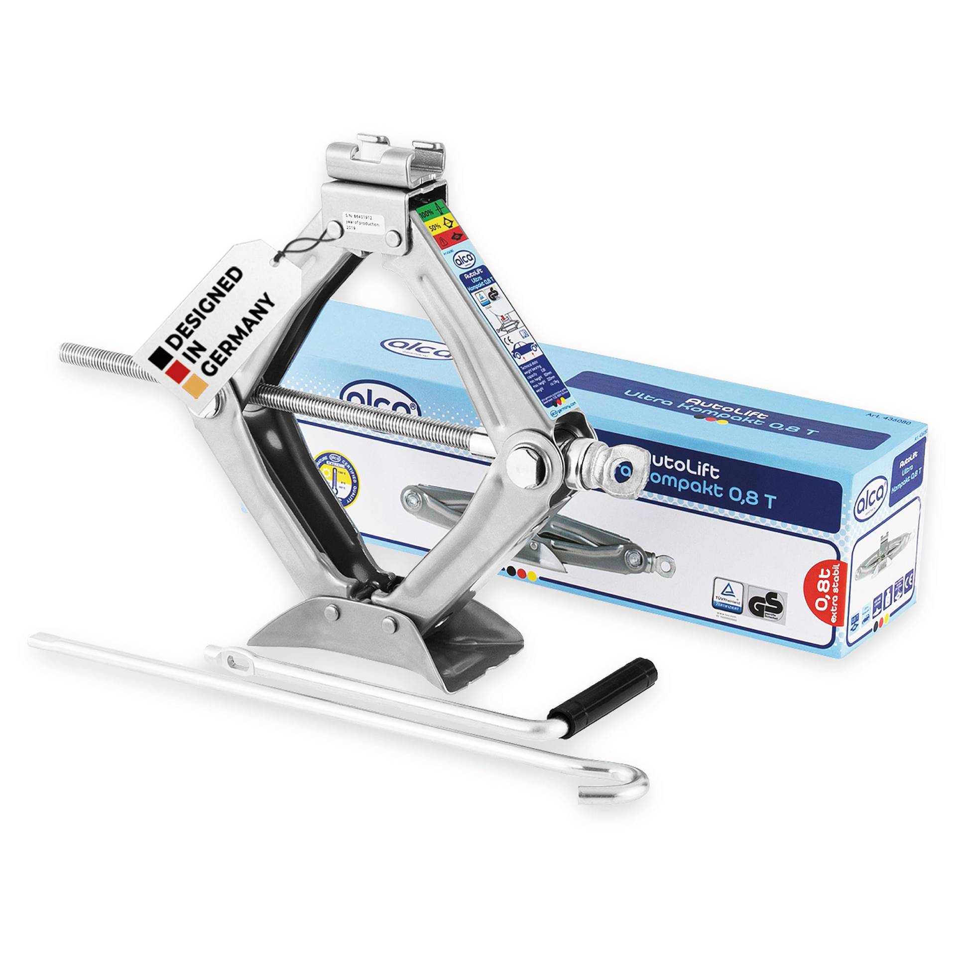 alca® Scherenwagenheber Wagenheber 0,8t Reifenwechsel Universal Hubhöhe 32cm alca® Scherenwagenheber Wagenheber 0,8t Reifenwechsel Universal Hubhöhe 32cm von alca