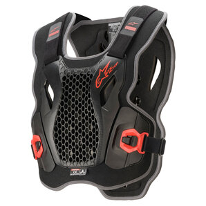 Alpinestars Bionic Action Brustprotektor Brustpanzer mit weichem Rückenprotektor Schwarz Rot alpinestars von alpinestars