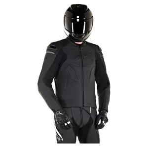 Alpinestars Caliber Lederkombijacke Schwarz alpinestars von alpinestars