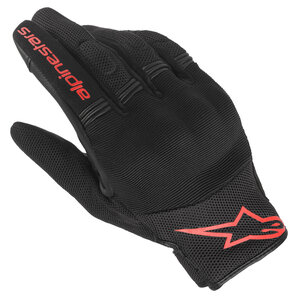 Alpinestars Copper Handschuhe Schwarz Neon Rot alpinestars von alpinestars