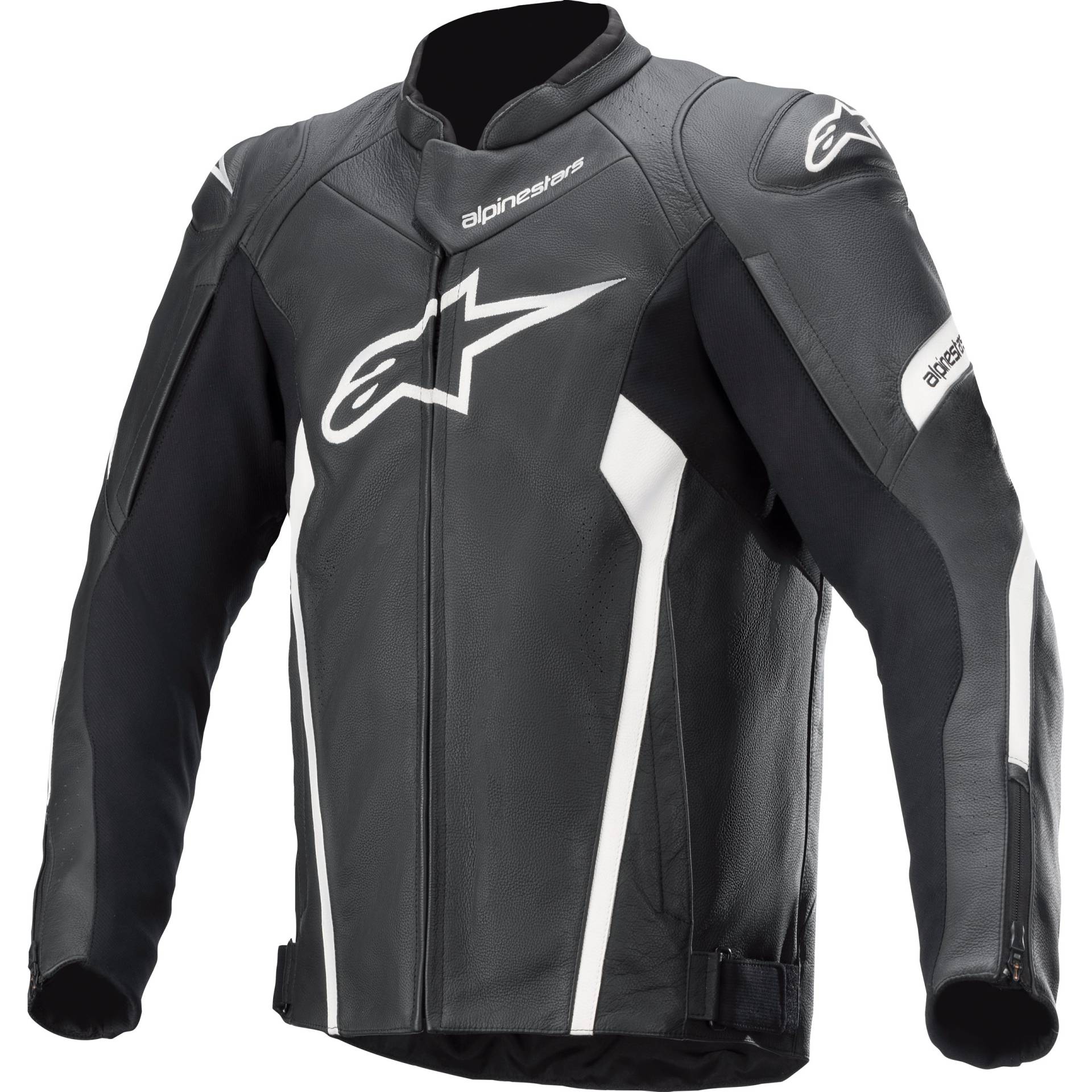 Alpinestars Faster V2 Lederjacke schwarz/weiß 50 Herren Alpinestars Faster V2 Lederjacke schwarz/weiß 50 Herren von alpinestars