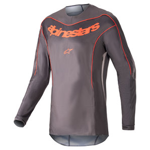 Alpinestars Fluid Lurv Jersey Grau Neon Rot alpinestars von alpinestars
