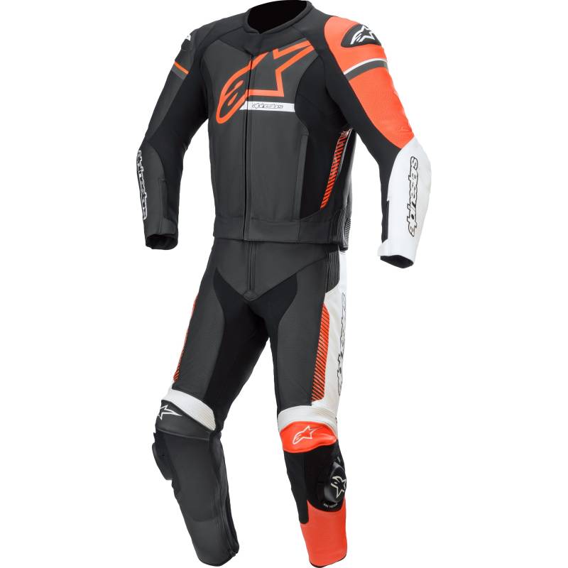 Alpinestars GP Force Phantom Lederkombi 2-tlg. schwarz/weiß/rot 54 Herren von alpinestars