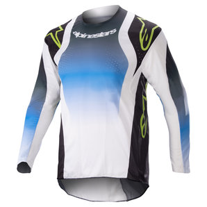 Alpinestars Racer Push Youth Jersey Blau Schwarz Weiss Gelb Neon alpinestars von alpinestars