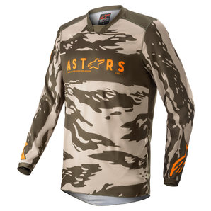 Alpinestars Racer Tactical Jersey Sandfarben Camouflage Orange alpinestars von alpinestars