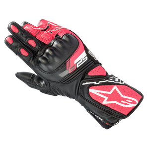 Alpinestars Stella SP-8 V3 Damen Handschuhe Schwarz Weiss Pink alpinestars von alpinestars