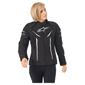 Alpinestars Stella T-Jaws V3 WP Damen Textiljacke Schwarz Weiss alpinestars von alpinestars