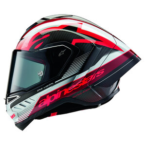 Alpinestars Supertech R10 Team Integralhelm Rot Weiss Carbon alpinestars von alpinestars
