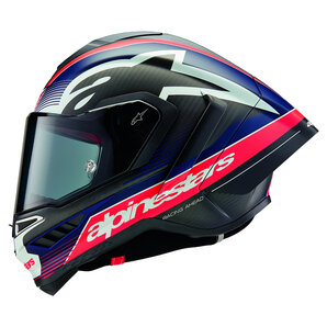 Alpinestars Supertech R10 Team Integralhelm Rot Weiss Carbon alpinestars von alpinestars