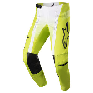 Alpinestars Techstar Push Crosshose Gelb Neon Weiss alpinestars von alpinestars