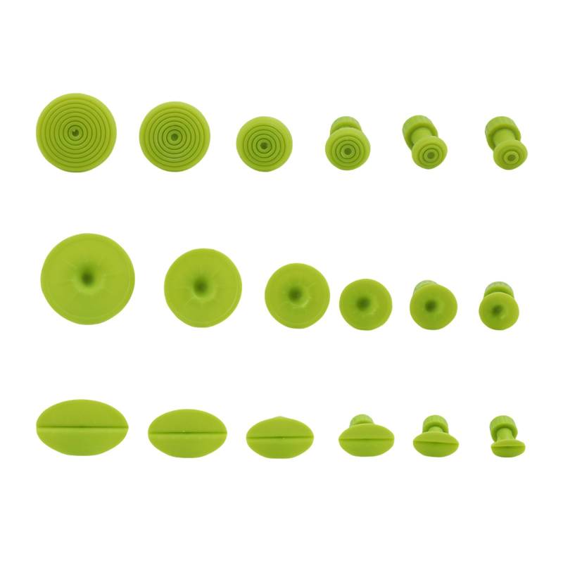 amangul Grüne Nylon Dents Puller Set Von 18 Multifunktionsgröße Für Wirksame Karosserie Dents Restoration Home Oder Professionelle Verwendung von amangul