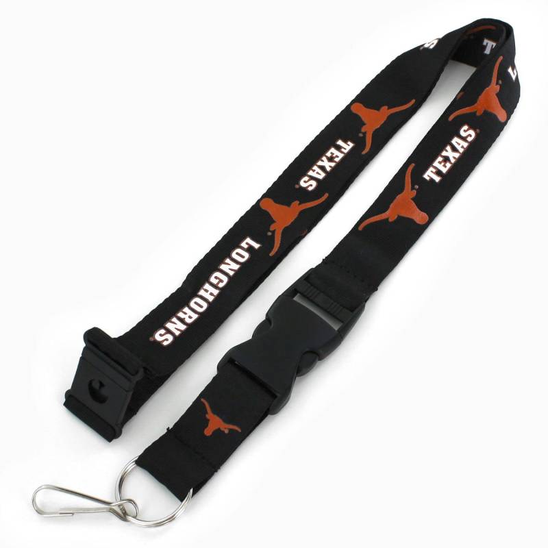 aminco NCAA Texas Longhorns Team Schlüsselband, Schwarz von aminco
