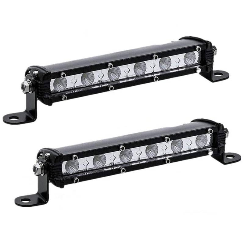 antom 18cm Led Rückfahrscheinwerfer Traktor, 18W Wasserdicht Led Arbeitsscheinwerfer Flach Strahler 12V für Motorrad Traktor Pickup Jeep Campervan von antom