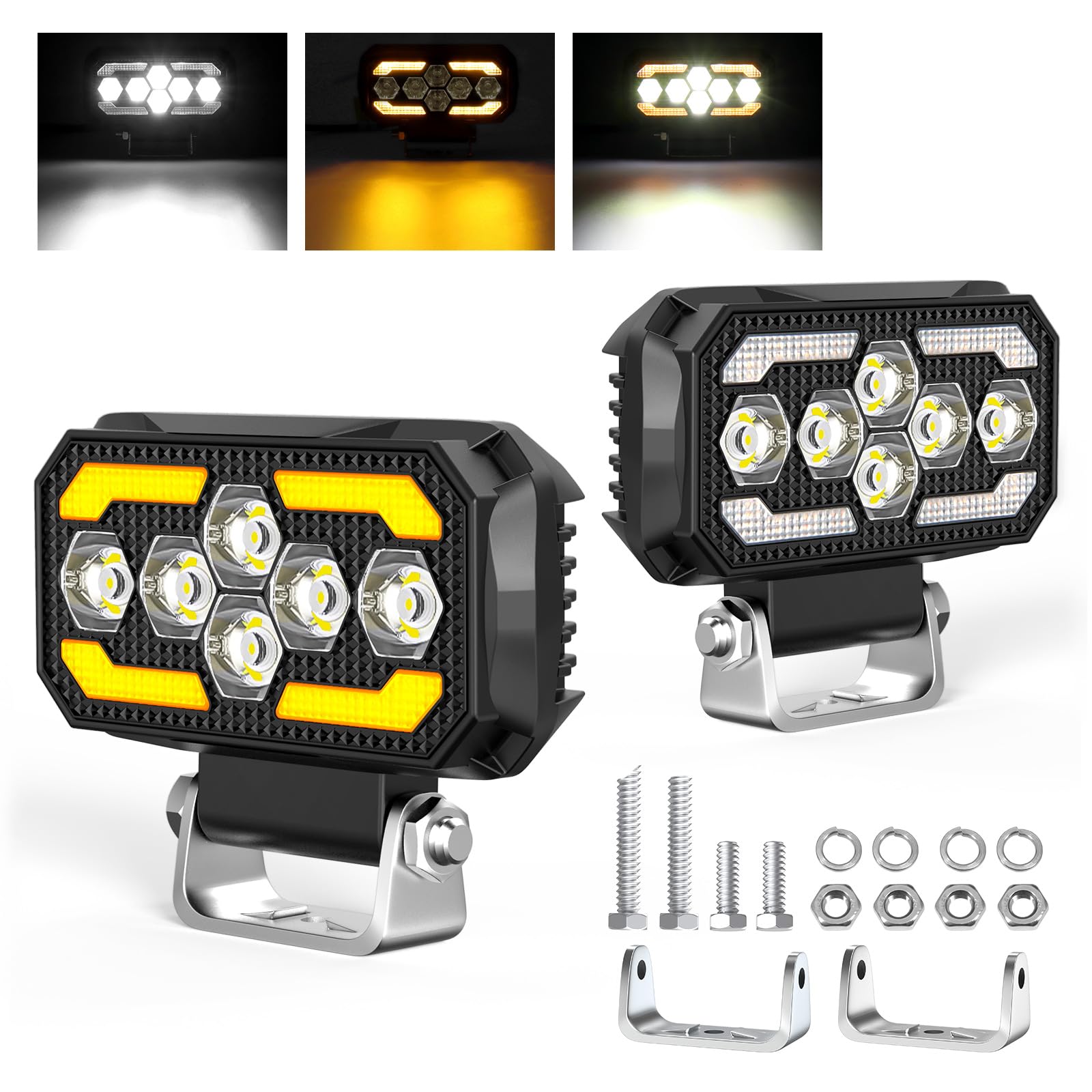antom 2 Stück LED Arbeitsscheinwerfer 168W 9-60V 18000 Lumen led Scheinwerfer IP68 Wasserdicht 5 Zoll zusatzscheinwerfer für Bagger,Traktoren,Schlepper,ATV, Lkw,Geländewagen,Motorräder antom 2 Stück LED Arbeitsscheinwerfer 168W 9-60V 18000 Lumen led Scheinwerfer IP68 Wasserdicht 5 Zoll zusatzscheinwerfer für Bagger,Traktoren,Schlepper,ATV, Lkw,Geländewagen,Motorräder von antom