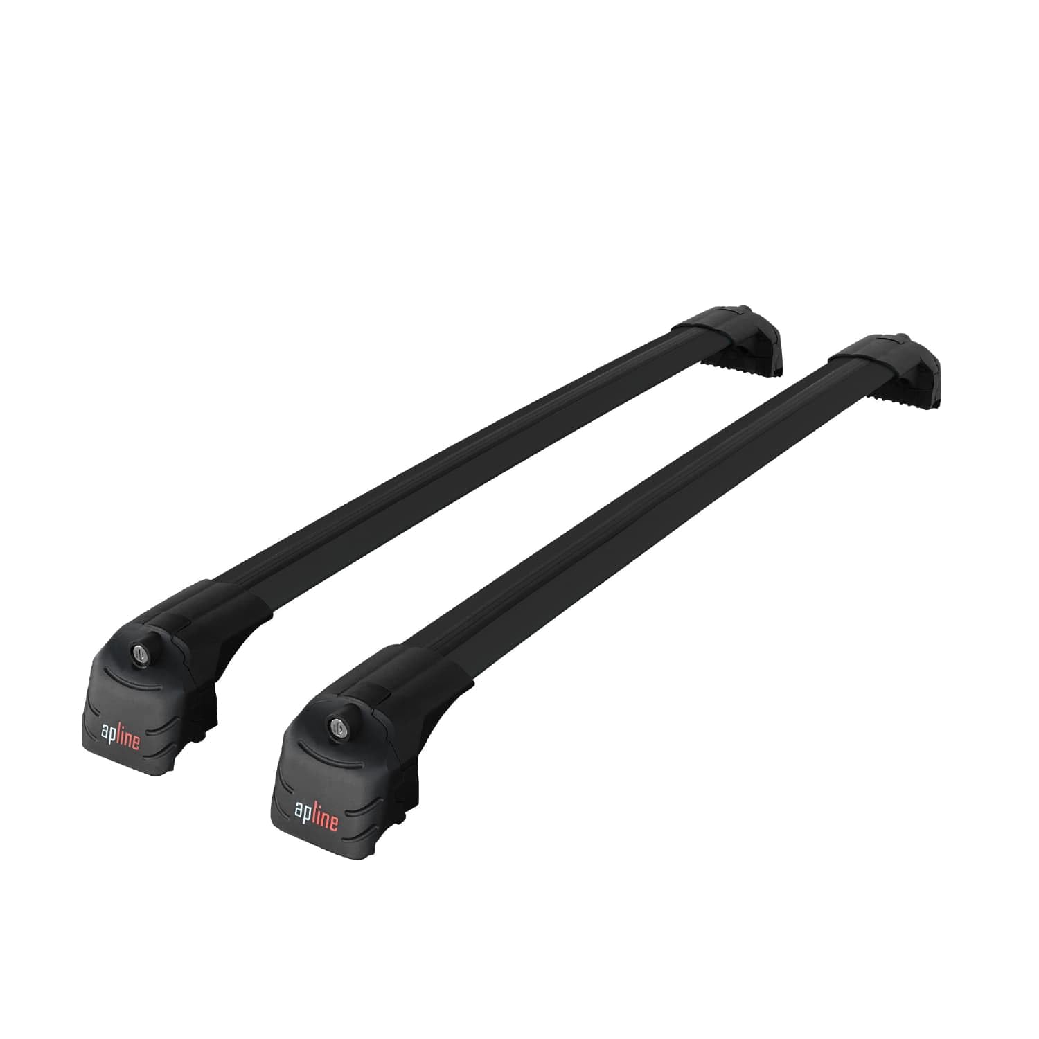 apline Kompatibel mit Q7 (4M) 2016-2024 ACE-2 Relingträger Dachträger Auto Gepäckträger Schwarz Aluminium 2 Stangen von apline