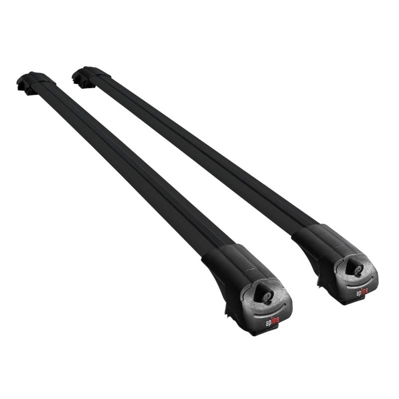 apline Kompatibel mit Citroen Grand C4 Space Tourer 2018-2022 ACE-1 Relingträger Dachträger Auto Gepäckträger Schwarz Aluminium 3 Stangen von apline