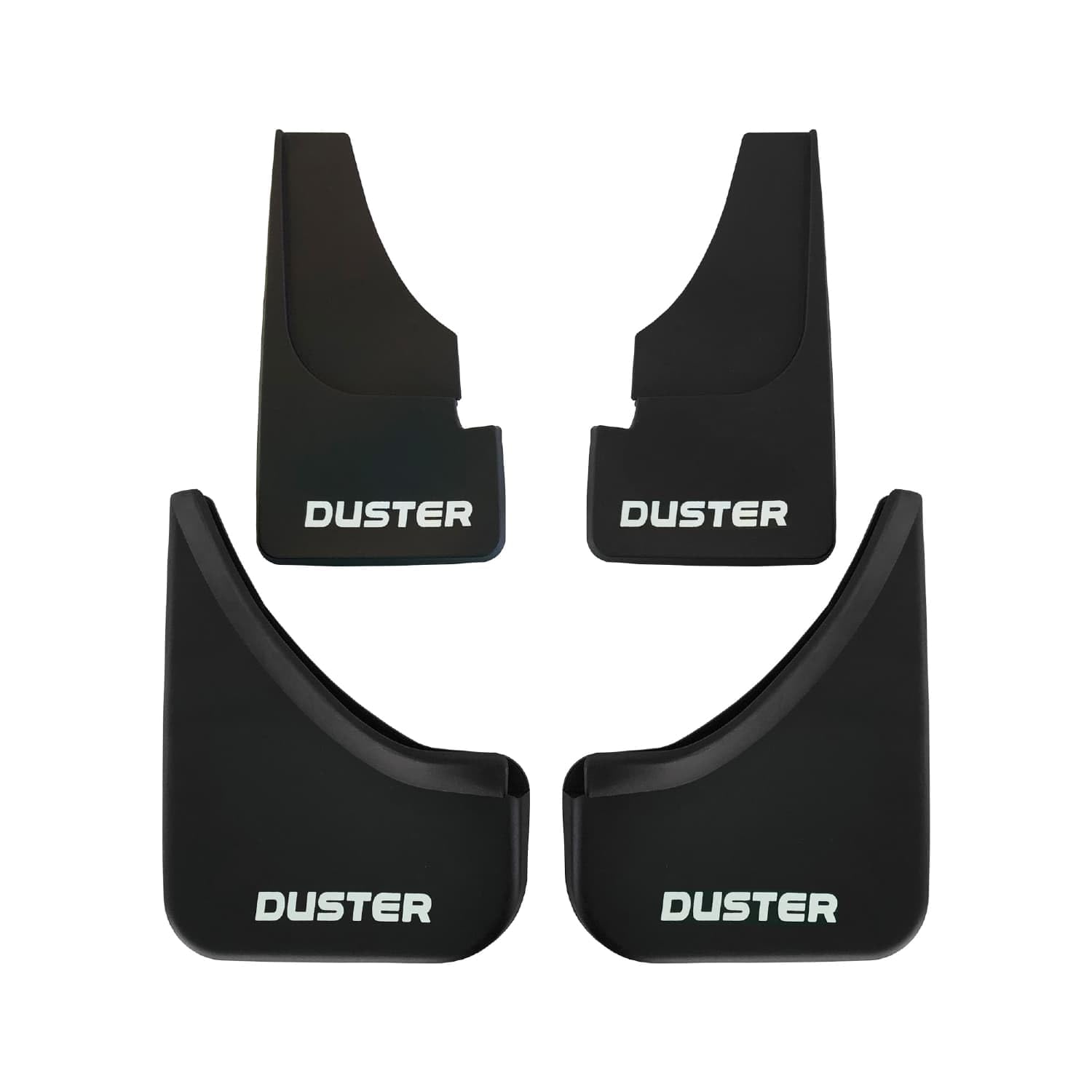 apline Kompatibel mit Dacia Duster (HS) 2010-2017 Auto Kotflügel Vorne Hinten Satz 4 Stück Schwarz von apline