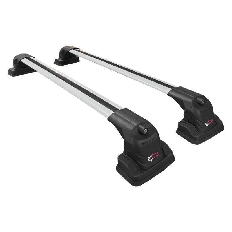apline Kompatibel mit FIAT Doblo 2 2010-2022 ACE-3 Relingträger Dachträger Auto Gepäckträger Grau Aluminium 2 Stangen von apline