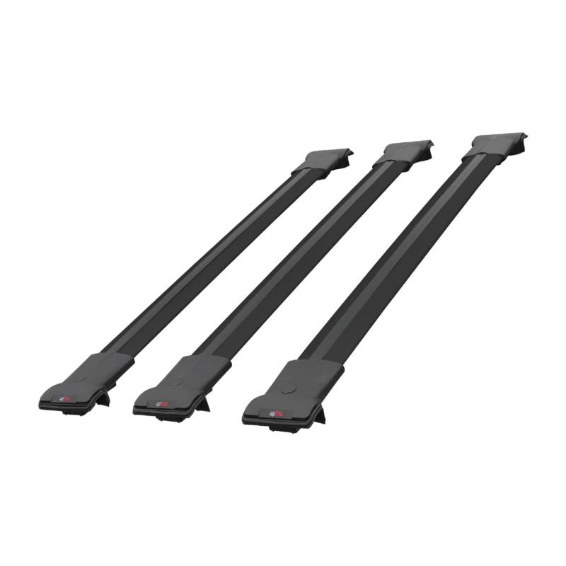 apline Kompatibel mit Renault Trafic 2001-2014 Relingträger Fly Modell Dachträger 3 Bars Gepackträger SCHWARZ von apline