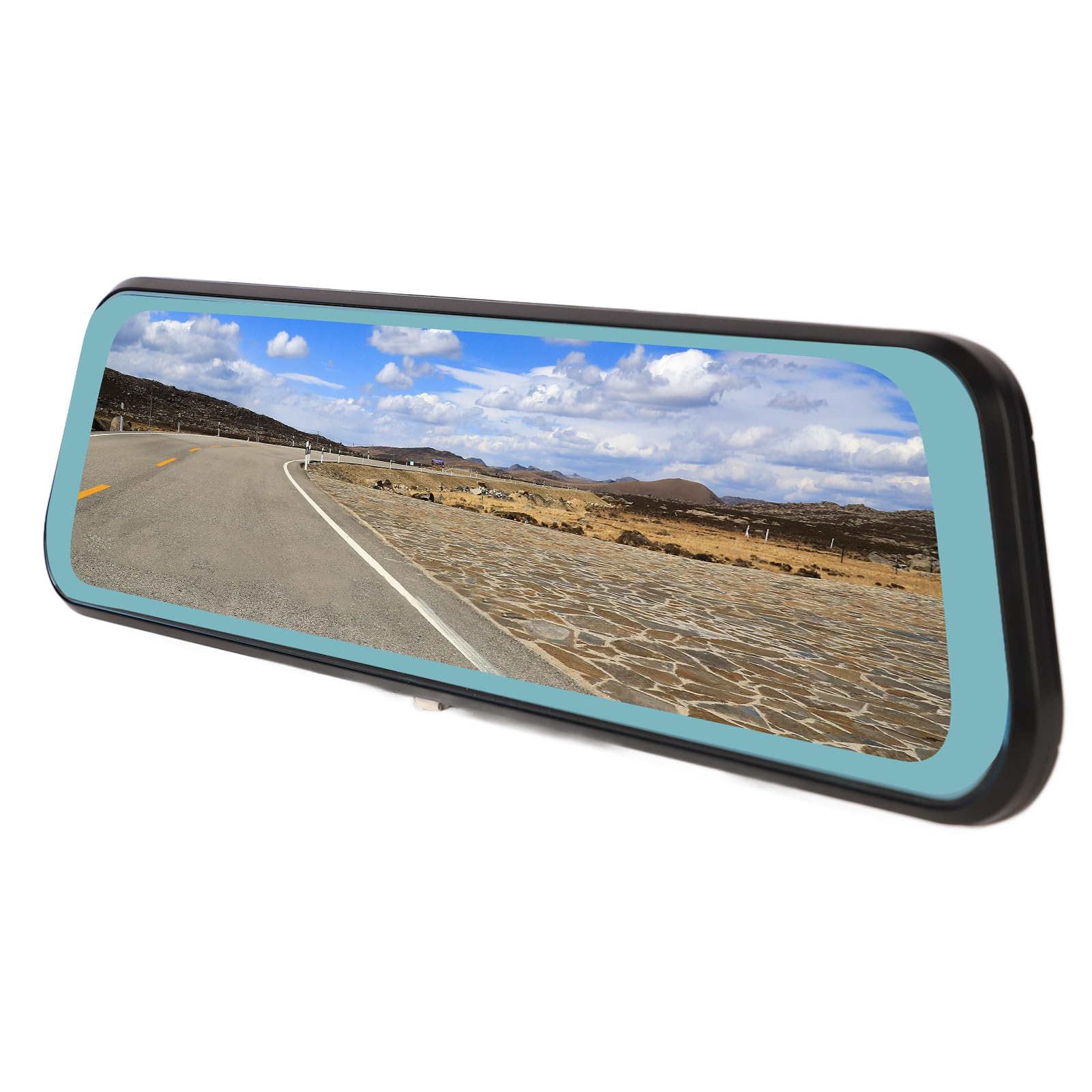 10-Zoll-Rückspiegel-Dashcam mit Nachtsicht, Front- und Rückkamera, Dual-HD-Aufnahme, Touchscreen-Steuerung für Sicheres Parken von aqxreight